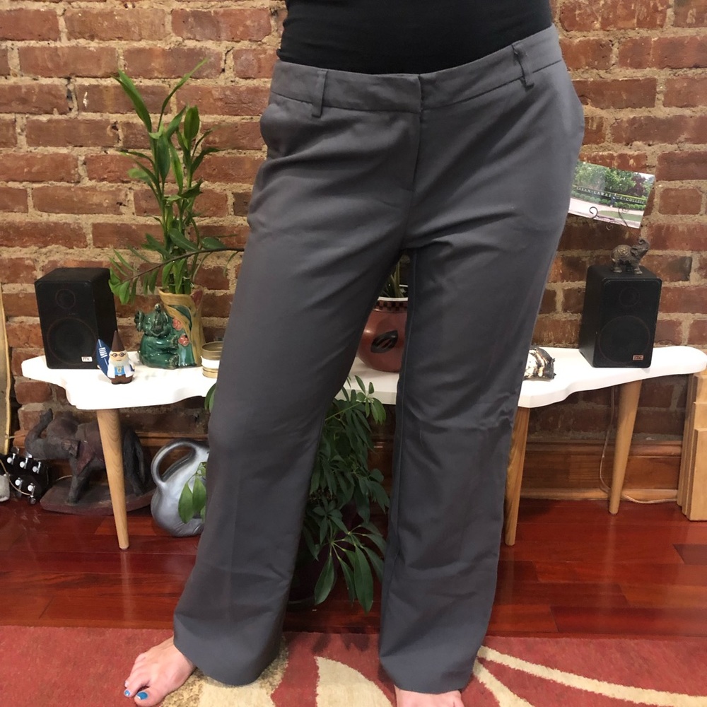 Gray dress pants